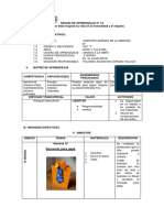 Sesion de Aprendizaje N 10 de Arte