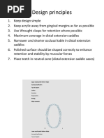 Chrome Cobalt RPD Design Overview | PDF | Dental Anatomy | Dentistry