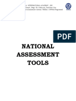 National Assessment Tools