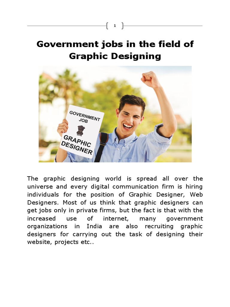 Government Graphic Designer Job Opportunities | PDF | Graphic Design ...