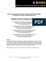 Detalhes Construtivos de Osvaldo Bratke em Serra Do Navio-AP: Estudo e Levantamento Físico