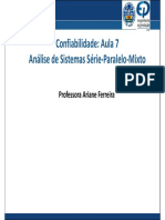 Confiabilidade Aula7 2015 1 PDF