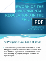 2017 - Framework of The Envl Regulation in The Philippines