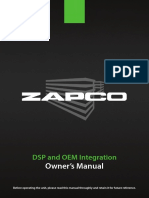 Owner's Manual: DSP and OEM Integration