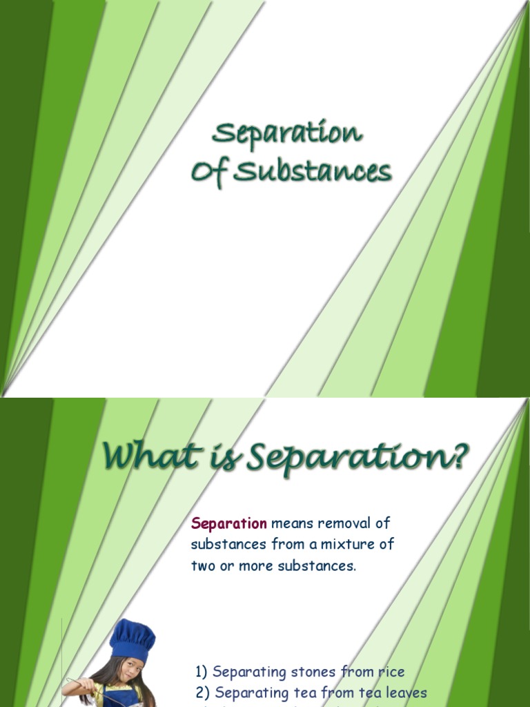 separation-of-substances.ppt | Filtration | Evaporation