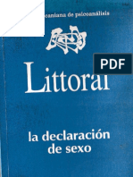 Littoral 11-12 La Declaración de Sexo