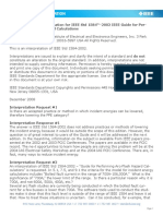 IEEE Standards Interpretation For IEEE STD 1584™-2002 IEEE Guide For Per-Forming Arc-Flash Hazard Calculations
