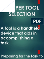 CHS Lesson1Proper Tool Selection