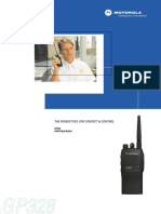 The Power Tool For Contact & Control: GP328 Portable Radio