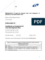 Handbook guides remediation of coal ash sites