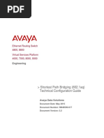 Shortest Path Bridging (802.1aq) Technical Configuration Guide