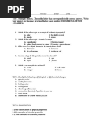 Grade 9 Exam Pqtcs