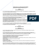 13 Reglamento de Ley General Del Trabajo