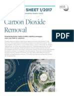 Carbon Dioxide Removal: Iass Fact Sheet 1/2017