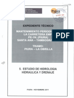 5 - Estudio de Hidrologia, Hidráulica y Drenaje Piura