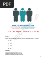 TCS PREVIOUS YEARS+PAPERS OffCampusJobs4u PDF