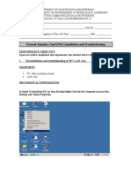 Network Interface Card (NIC) Installation and Troubleshooting