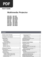 EPSON Media Projector - UsersGuide