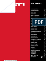 Operating Instruction PS 1000 For Concrete