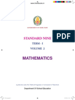 9th Maths EM Term-1 PDF