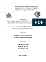 A Project Report, Submitted in Partial Fulfillment of The Requirements of The Bachelors of Business Administration Degree.