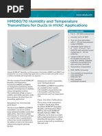 Vaisala HMD62 TMD62 Humidity and Temperature Transmitters Manual | PDF ...