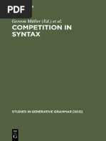 (49) (Studies in Generative Grammar) Gereon Muller, Wolfgang Sternefeld, Gereon M. Ller-Competition in Syntax_ a Synopsis-De Gruyter (2000)