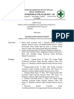 Sk Petugas Yang Bertanggungjawab Melaksanakan Kegiatan Mutu Layanan Klinis Dan Keselamatan Pasien