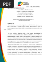 TRABALHO Agua Para Todos