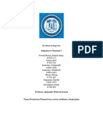 Finanzas 1 - Decisiones financieras a corto, mediano y largo plazo