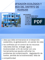 Microzonificación Ecológica y Económica Del Distrito de Huancan