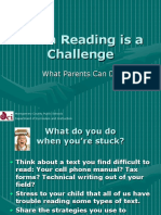 When Reading Is A Challenge