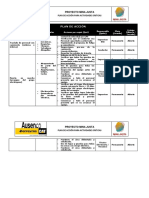 Plan de Acción para Actividades Críticas