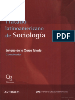 Tratado Latinoamericano de Sociologia - Enrique de La G. Toledo