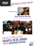 Cartaz Orquestra Sinfônica Jovem 