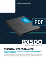 Crucial Bx500 SSD Productflyer