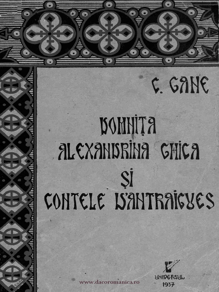 Constantin Gane Domnița Alexandra Ghica Pdf
