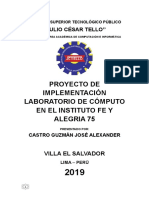 Proyecto de Implementacion de Camaras de Seguridad - corrEGIDO MODELO