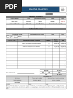 Formato de Solicitud de Viáticos | PDF