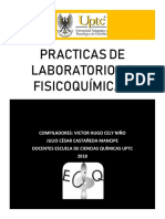 Practicas de Laboratorio de Fisicoquímica II Uptc 2018