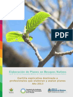 Cartilla para Profesionales Que Formulan Planes en Bosques Nativos