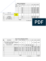 Sinking of Borewell: Description SOR/Yr P.N/I.N Unit No. L B D QTY Rate Amount SL. NO