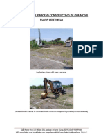 Informe Proceso Constructivo de Obra - Playa Centinela - SH - 13072018