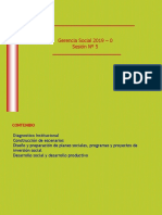 Sesion #05 Gerencia Social