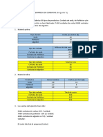 Costos y ventas de corbatas