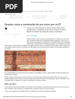 Quanto Custa a Construção de Um Muro Por M_2