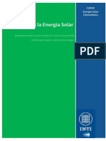 Introducción A La Energía Solar Fotovoltaica.