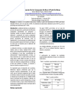 Preparacion de Un Compuesto de Boro A Partir de Borax 1 1