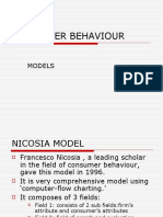 Consumer Behaviour: Models