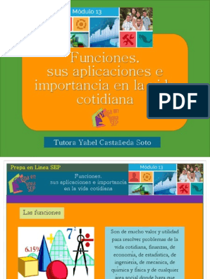 Funciones. Sus e Importancia La Cotidiana/módulo 13 | PDF Función (Matemáticas) | Trigonometría